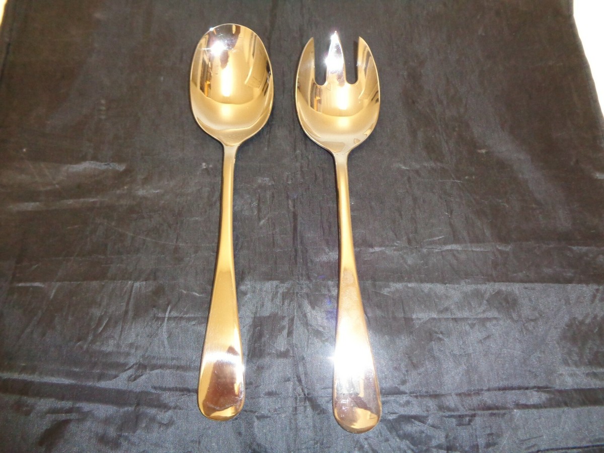 Dansk SALAD SERVING SPOON FORK SET Stainless 18/1C