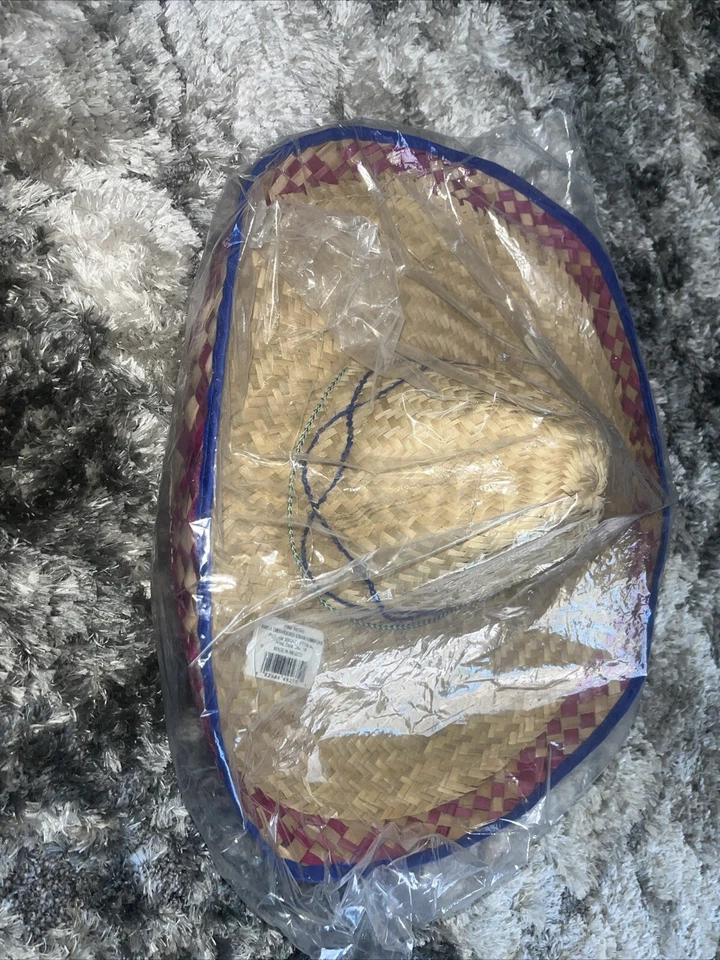 Rubie's 男女皆宜的成人刺绣吸管 Sombrero 派对用品 棕色 多种 — 第 2/4 张图片