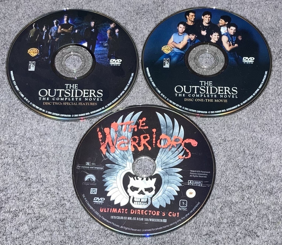 The Warriors 1979/Outsiders 1983 DVD Tom Cruise Patrick Swayze