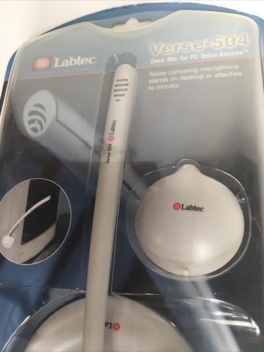 Labtec Verse-504 Desk Microphone for PC Voice Access. New - Picture 5 of 12