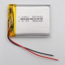 3.7V 900mAh 3.33Wh Polymer Li Li-ion Battery Lipo 603443 For Camera GPS Dashcam