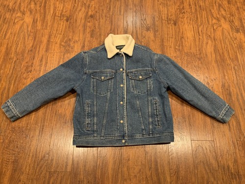 Vtg Ralph Lauren Jeans Co. Faux Sherpa 