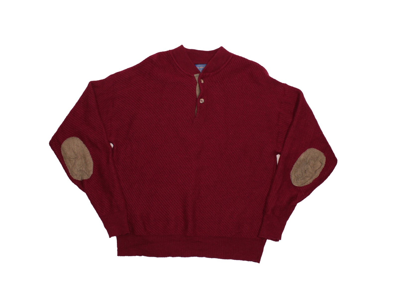 Vintage Pendleton 2 Button Wool Sweater Mens XL (… - image 2