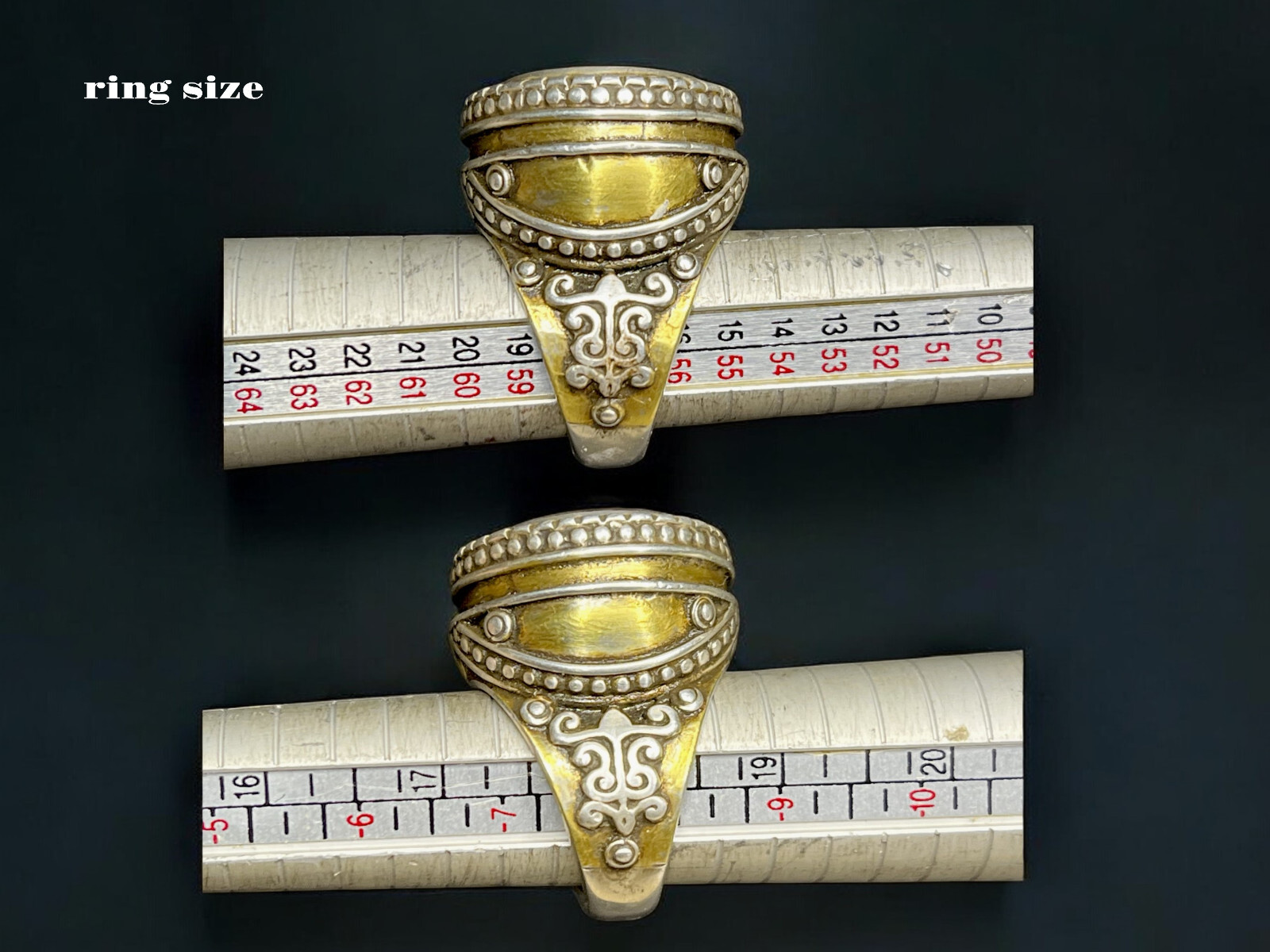 Orient Turkmen solid silver carnelian signet ring… - image 16