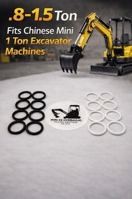 Chinese Mini Excavator Spool Valve Seal Kit Fits 0.8-1.5 Ton Machines