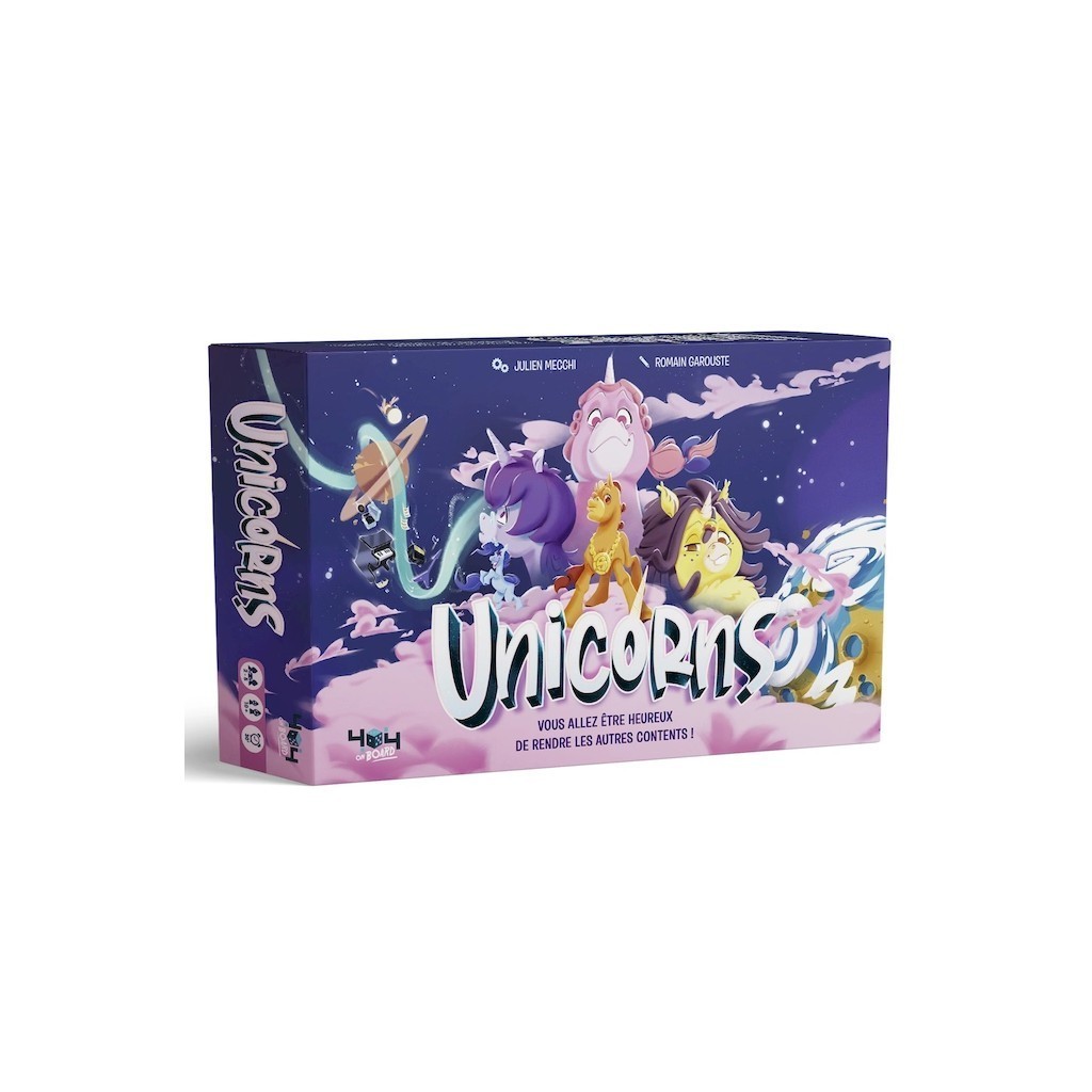 Jeux de société Unicorns pour occuper les enfants le week-end sans écran