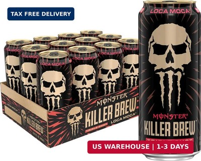 Monster Energy Killer Brew Loca Moca, 15 Fl Oz | Pack of 12