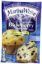 Martha White Blueberry Flavored Muffin Mix, 7-Ounce (Pack of 12) by Martha Whit
