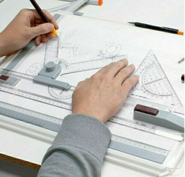 Hohe Qualität A3 Zeichenplatte A3 Zeichenbrett DIN A3 Zeichentisch Zubehör Neu - Bild 2 von 4