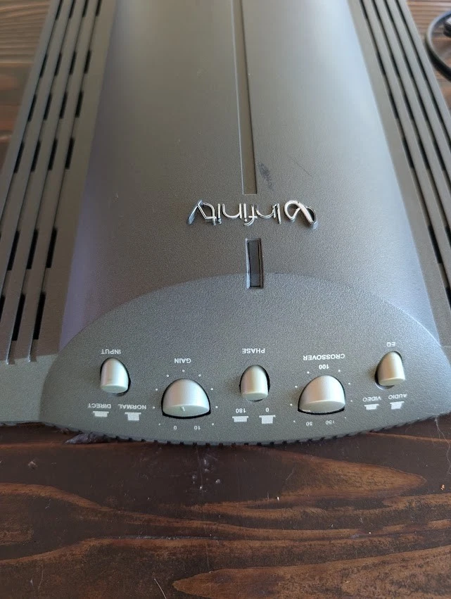 Tal cual, Para Piezas | Infinity HPS-1000 Amplificador Panel Frontal Electrónica Foto 3 de 4