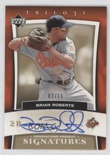 2005 Trilogy Generations Present Gold Signatures 2/15 Brian Roberts Auto 1b3