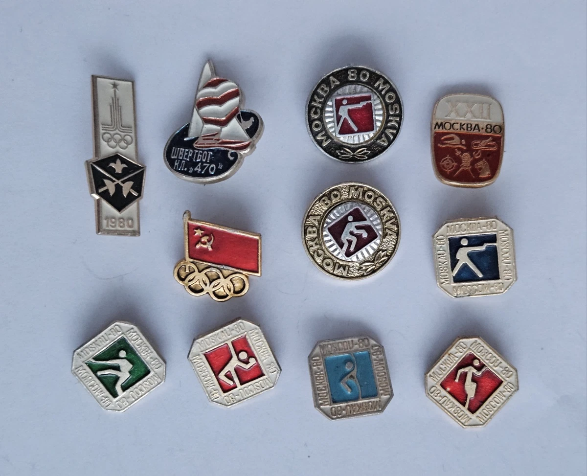 Pin's Badge URSS Cloisonné Jeux Olympiques Mexique 1968 - Collector Sport Soviétique