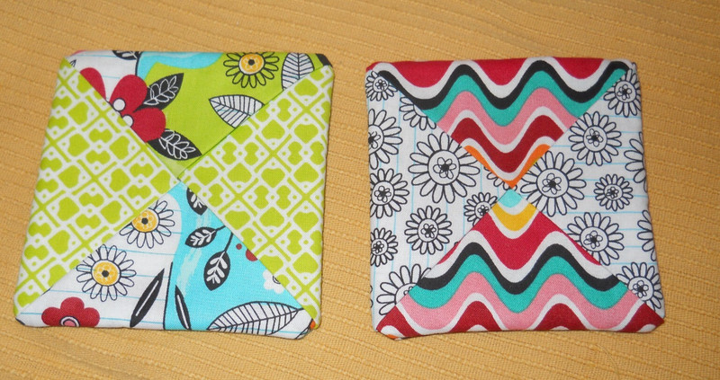NEW ~ Handcrafted  SET of COASTERS ~ size 4.5" x 4.5"