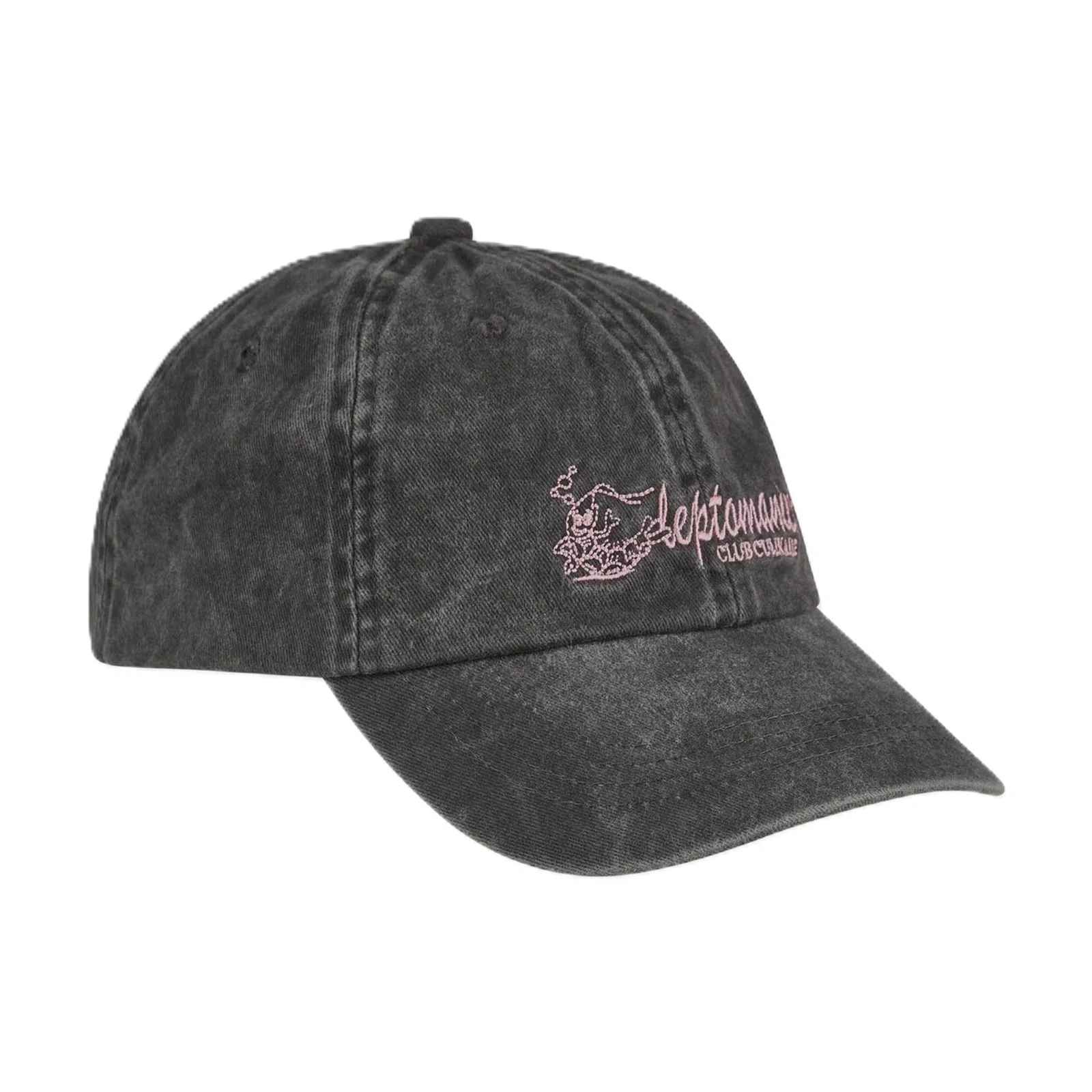 Cleptomanicx Dad Cap "Club Cullinaire" Washed Schwarz One Size Basecap
