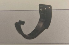 5 x Black Half Round Fascia Gutter Brackets, Freeflow 112mm Rain Water Systems