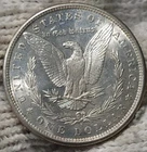 1881-s Morgan Silver Dollar Brilliant Uncirculated Cameo With Mirrors Reverse