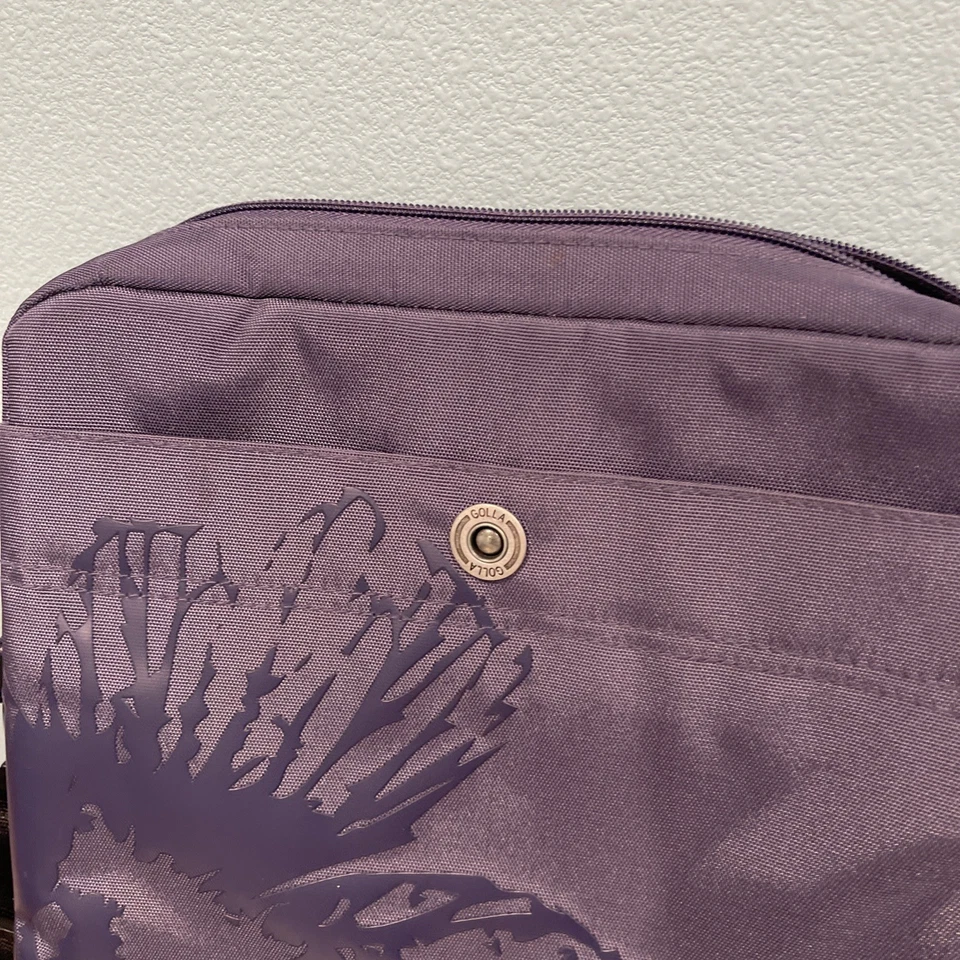 Golla - Generation Mobile Laptop Bag. Purple Flower Print 14” x 10” x 1.75” - Image 4 of 4