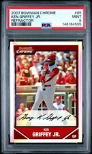 2007 Bowman Chrome Ken Griffey Jr. Refractor #85 PSA 9 Reds Baseball