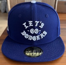 LA Dodgers BornXRaised Let's Go Dodgers 2025 World Series Champions Cap 7 1/2