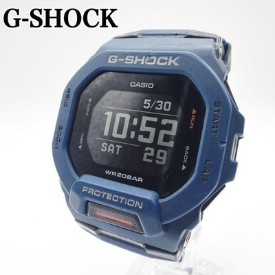CASIO G-SHOCK GBD-200-2JF Blue G-SQUAD Bluetooth MIP Display Watch Japan Used
