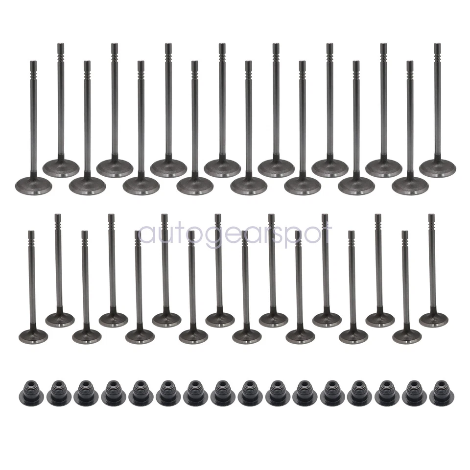 Se adapta a 11-16 Ford F150 Mustang GT 5,0 L Válvulas de escape de admisión + Sellos de válvula Nuevo Foto 4 de 4