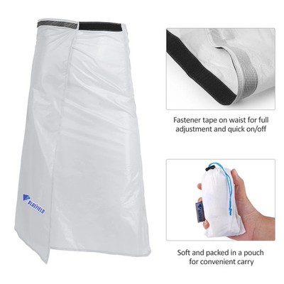 Ultraleichter Regenrock Wasserdicht Winddicht Verstaubar Kilt Outdoor