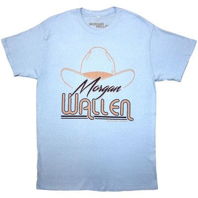 Morgan Wallen Cowboy Hat ufficiale Uomo maglietta unisex