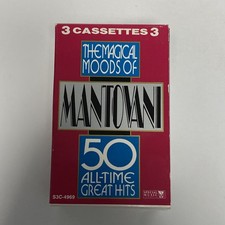 Mantovani Orchestra - Magical Moods of Mantovani 1992 3-Cassette Box Set 