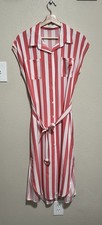 Midi Shirt dress One Size Adjustable Belt