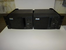 Anchor AN-1000X Two-Way Powered Monitor Speaker Used Black Pair, AN-1000X