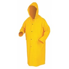 Mcr Safety 200Cx2 Classic Raincoat With Detachable Hood, Pvc/Polyester, .35Mm,