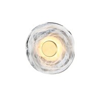 Moderne Flache Deckenleuchte 1X6W Led 480Lm IP20 3000K Rauchig GebüRstetes Me...