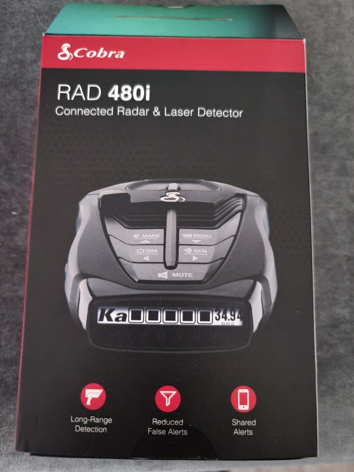 Cobra Electronics Rad 480i Radar/Laser Detector