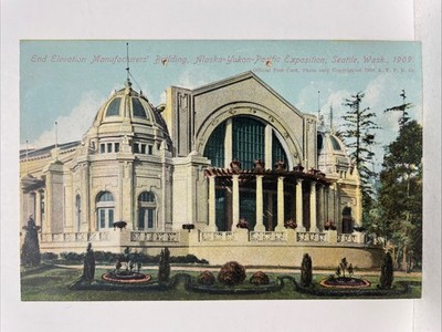 Ende Elevation Hersteller' Building, Alaska-Yukon-Pacific Expo Postkarte (1909)
