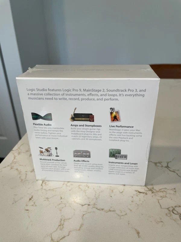 Apple Logic Studio V2.1 Academic (Logic Pro 9, MB800Z/A) Brand New Sealed - Image 2 of 4