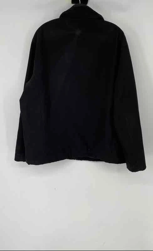 Tech By Tumi Mens Black Long Sleeve Pockets Mock Neck Full-Zip Jacket Size XL - Image 2 of 4