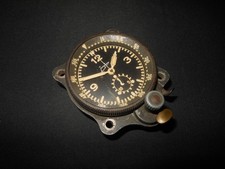 Reloj de a bordo de la Luftwaffe alemana Segunda Guerra Mundial - RELOJ DE CABINA JUNGHANS - 4º MODELO - ¡MUY BONITO!
