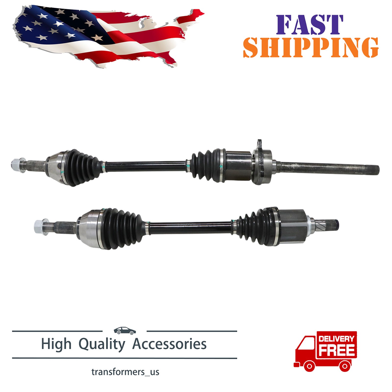 2x Front Left & Right CV Axle Assembly Fit Nissan Juke 2011 2012-2014 2015 AWD