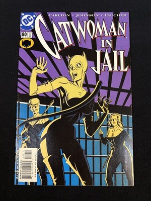 CATWOMAN NO 80 DC COMIC BOOK MAY 2000 DIRECT COMICS ART Y2K ADS BRAD RADER COVER