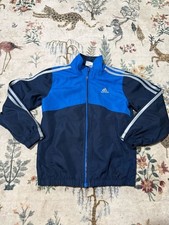 Adidas Kids' Blue  Navy Track Jacket size 5