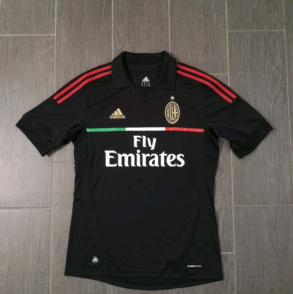 Vintage Retro 2011/12 AC Mailand Trikot Größe: M Away Fußball Streatwear Adidas