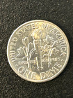 ALMOST AU 1954 ROOSEVELT DIME , FULL BANDS, A REAL BEAUTY ! — photo 2