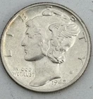 1942 P Mercury 90% Silver Dime BU Uncirculated