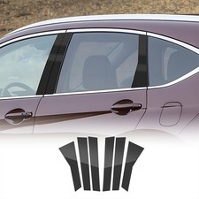 For Honda Crv 2012-2016 Car Exterior B Pillars Stickers Pc Carbon Fiber Print