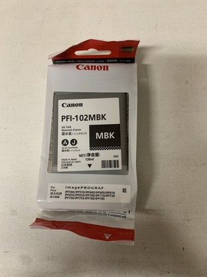 Original Canon Patrone PFI102MBK 0894B001 image PROGRAF IPF 500  - MHD 12. 2026