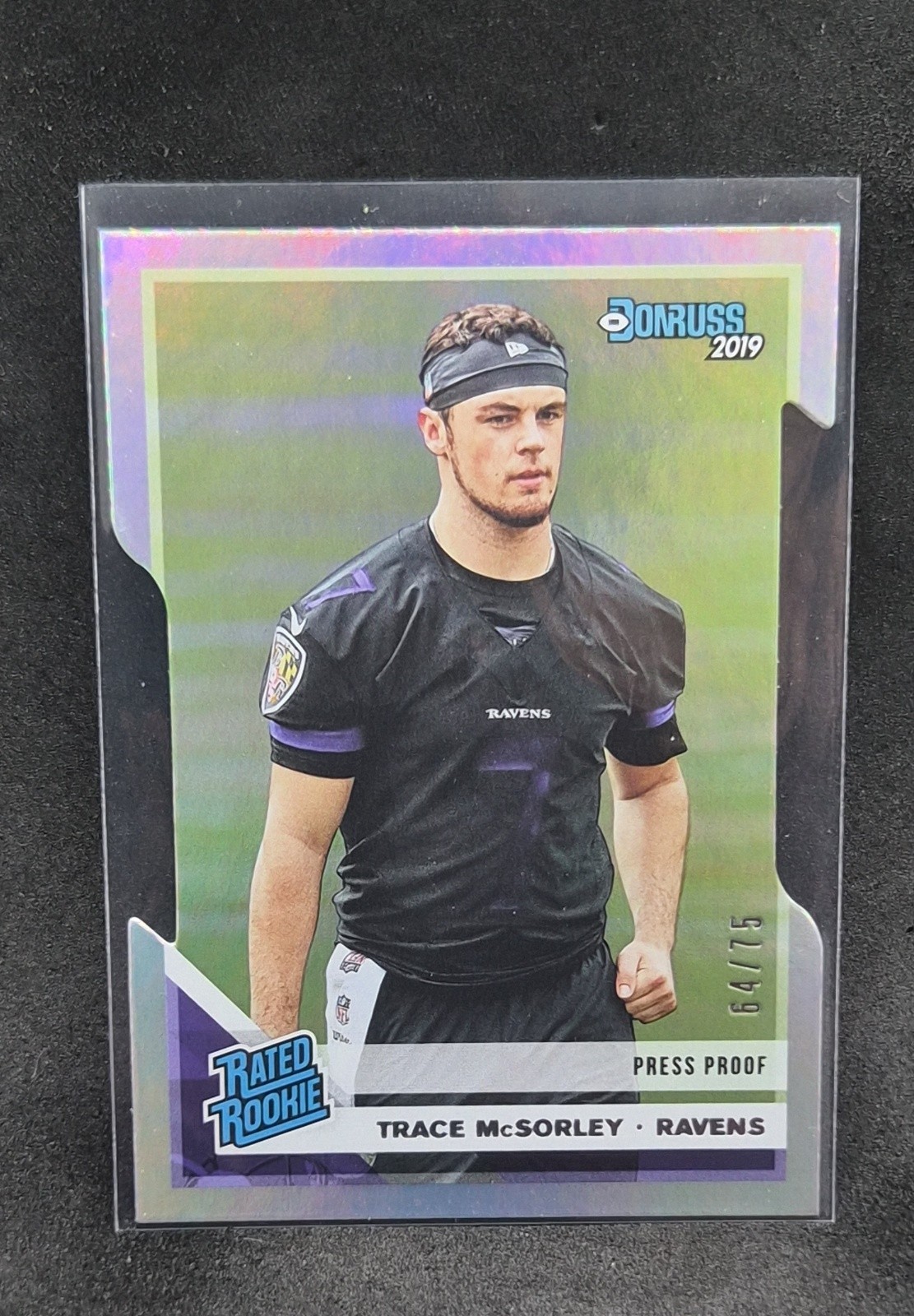 Trace McSorley Panini Donruss #346 Press Proof Silver