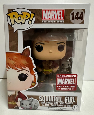 Funko Pop! 144 Eichhörnchen Mädchen Figur Marvel Collector Corps Neu in OVP