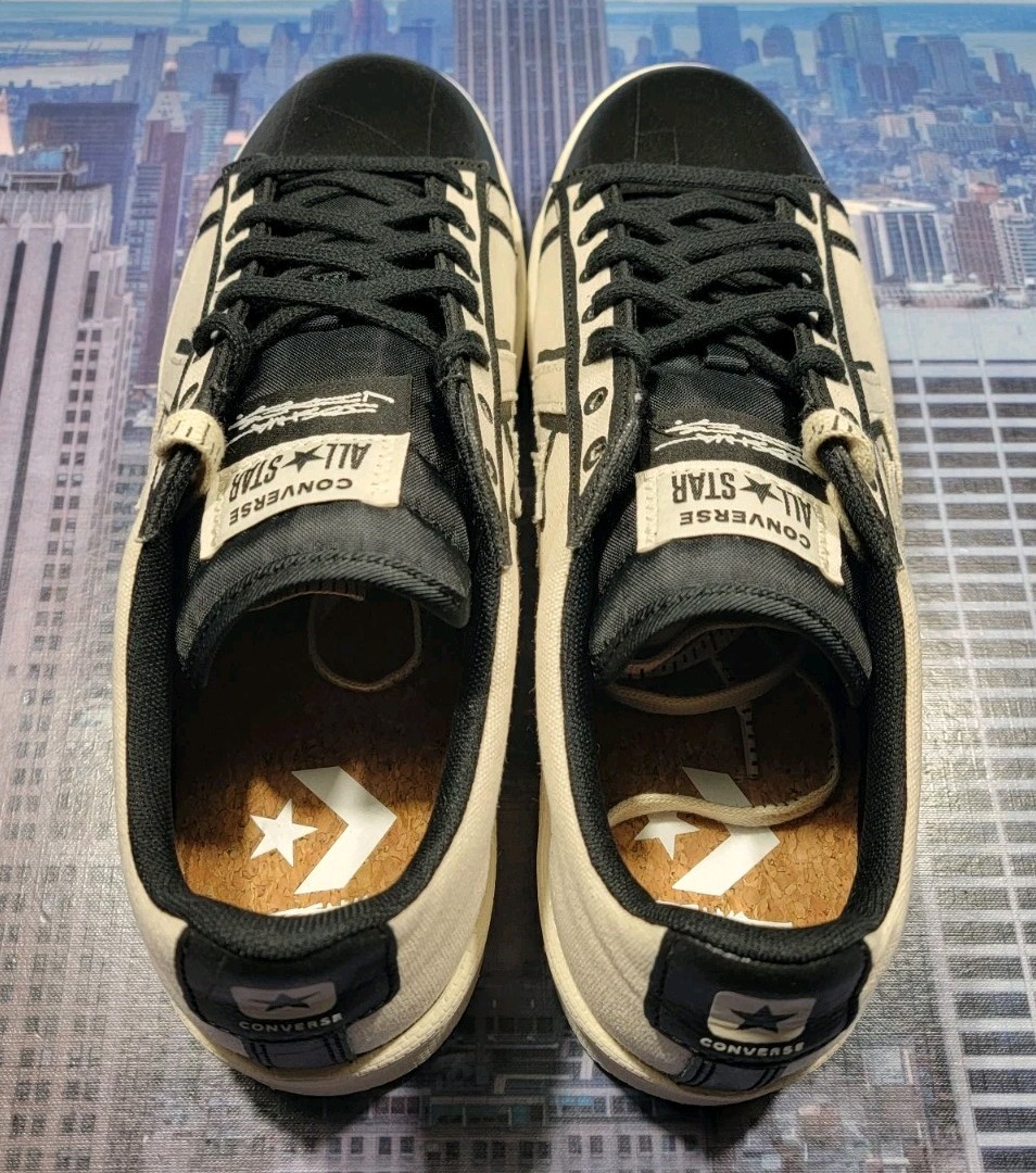 Converse x Joshua Vides Pro Leather Ox Low Top Natural Ivory Size 13 A00713C New thumbnail 4