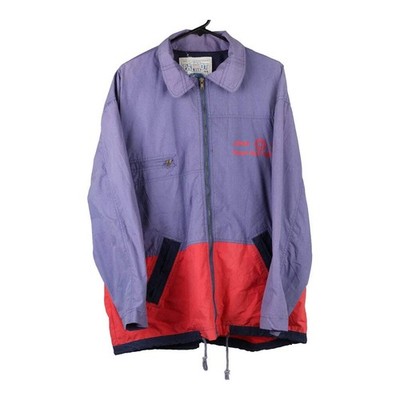 Us Basic Windbreaker - Large Purple Cotton
