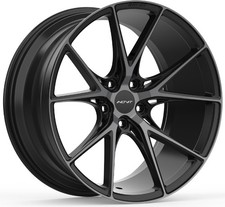 Alloy Wheels 18" Inovit Speed Black Polished Face For VW Golf R [Mk7] 13-19